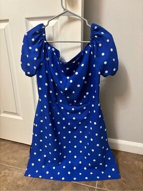 Lilly Pulitzer Blue Polka Dot Dress